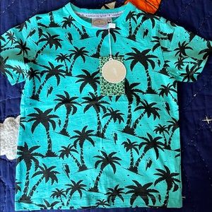 ⭐️Scamp & Dude boy’s palm tree print t shirt 5/6